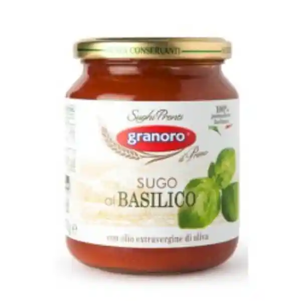 Granoro Salsa de Tomate Con Albahaca