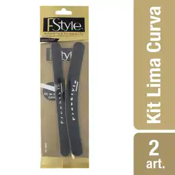 Freestyle Kit de Lima Curva y Recta para Manicure