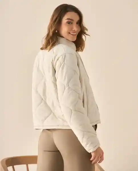 Chaqueta Beige Arenilla Claro Talla S 623G209 Esprit