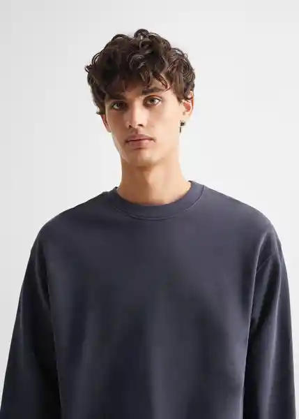 Sudadera Round6 Navy Talla 22 Niños Mango