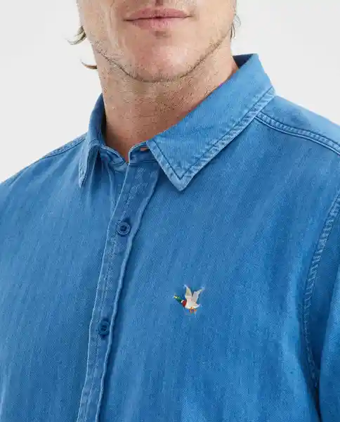 Camisa Blue Denim Duck Azul Celeste Claro T.XS Chevignon