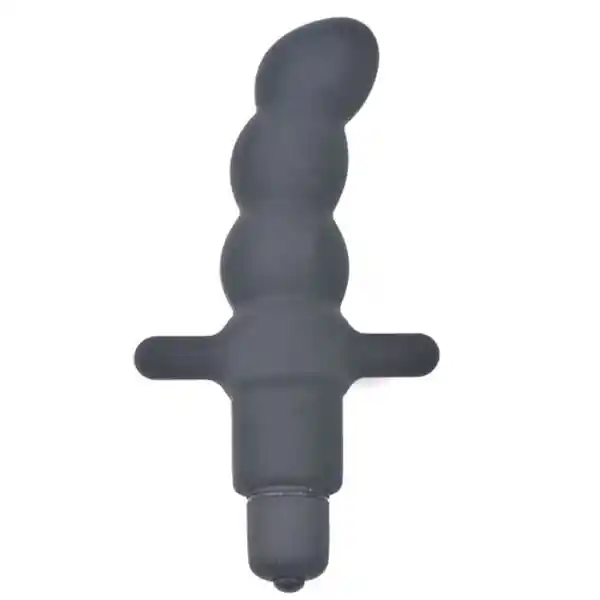 Vibrador Anal De Silicona Con Esferas De Placer