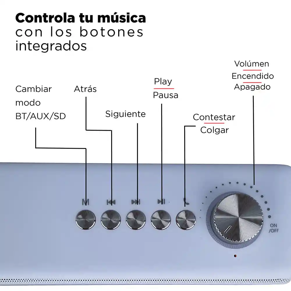 Miniso Bocina Inalámbrico Azul