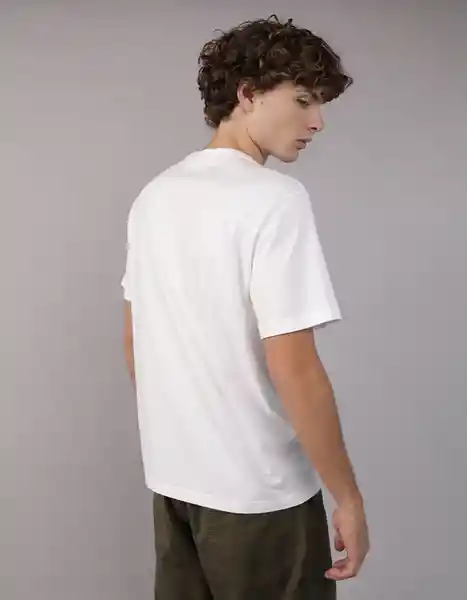 Camiseta Hombre Blanco Talla: LARGE 4239100 American Eagle