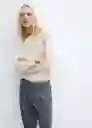 Camiseta Saco Arena Talla S Mujer Mango