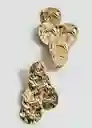 Pendientes Melody Oro Talla 99 Mujer Mango