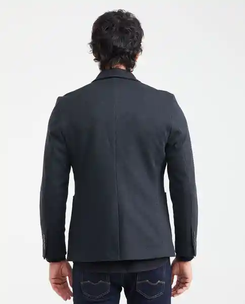 Blazer Smart Negro Sombrío Ultra Oscuro Talla M Chevignon