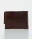 Billetera Snap Leather Goods Café Castaño Oscuro Chevignon