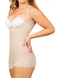 Samsara Body Con Encaje Piel Talla M