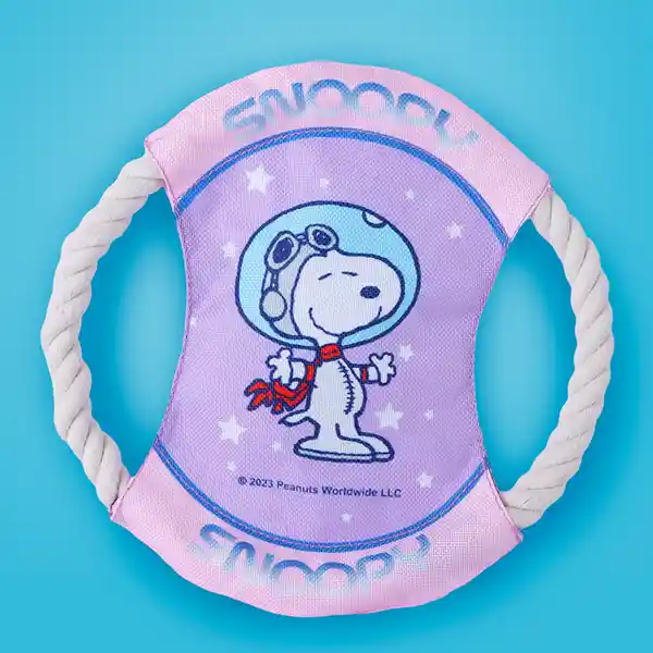 Juguete Para Mascota Disco Volador Serie Snoopy Morado Miniso