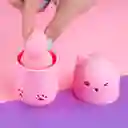 Set de Esponjas de Maquillaje Gatitos Estuche de Silicona Miniso