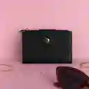 Monedero Textura Granulada Negro Miniso