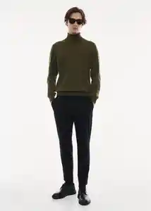 Buzo Jersey Willyt Khaki Talla M Hombre Mango