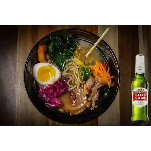 Combo Miso Ramen + Stella Artois 335 ml