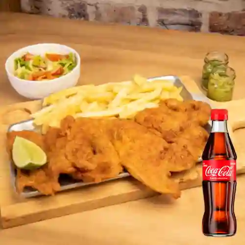 Chuleta Valluna de Pollo 300G +Cocacola Org 300ML