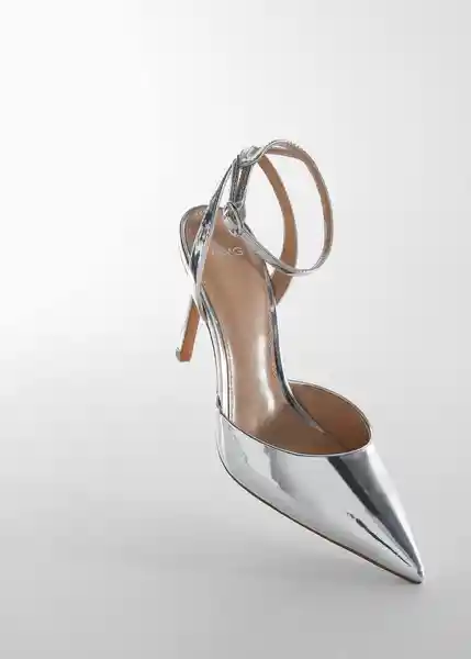 Zapatos Mint Plata Talla 41 Mujer Mango