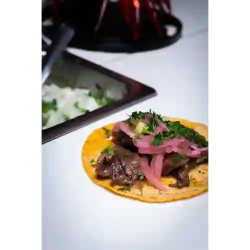 Taco de bistec x3