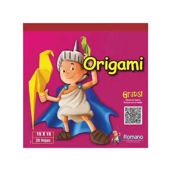 Romano Block Iris Origami 15 x 15