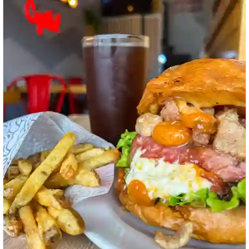 Combo hamburguesa divino pecado