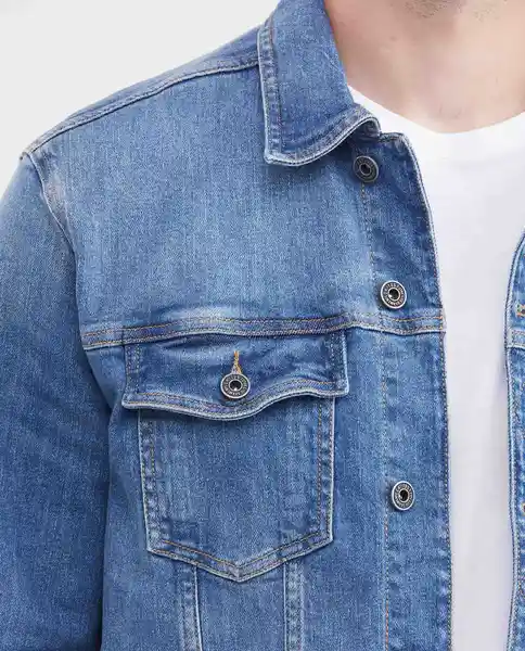 Chaquera Linea Masculino Azul Frances Medio Talla M Chevignon