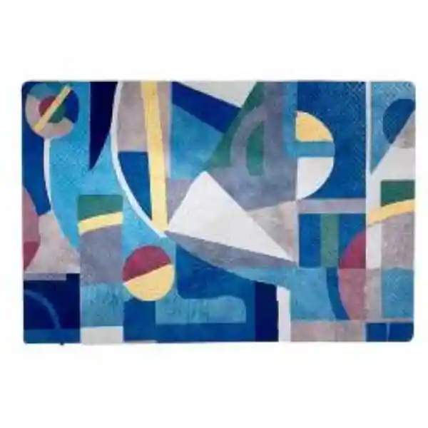 Concepts Tapete Estampado Poliéster Azul 1 40 x 60 cm