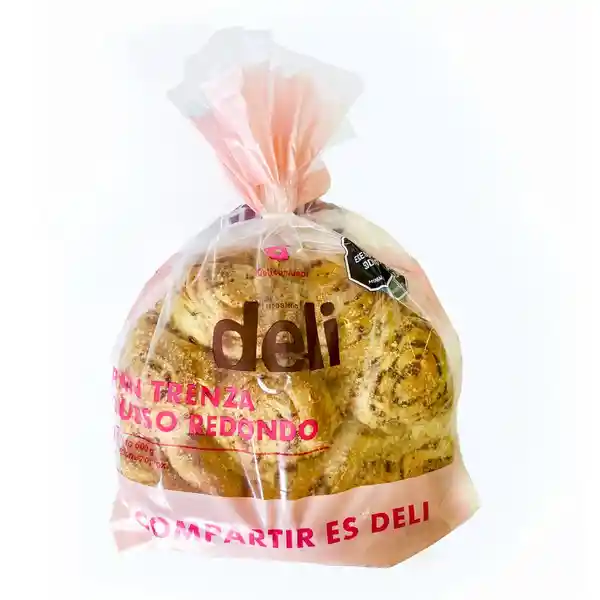 Deli Pan Trenza Queso Redondo