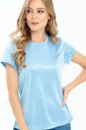 Camiseta Tornasol Color Azul Claro Talla L Ragged