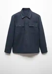 Chaqueta Lucas Navy Talla L Hombre Mango