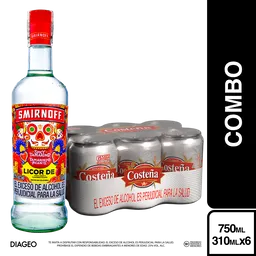 Combo Smirnoff Spicy Tamarind 750 mL + Costeña Lager en Lata