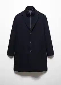 Abrigo Uriel Navy Talla XL Hombre Mango