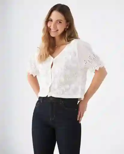 Camisa Blanco Puro Claro Talla XL 619F200 Esprit
