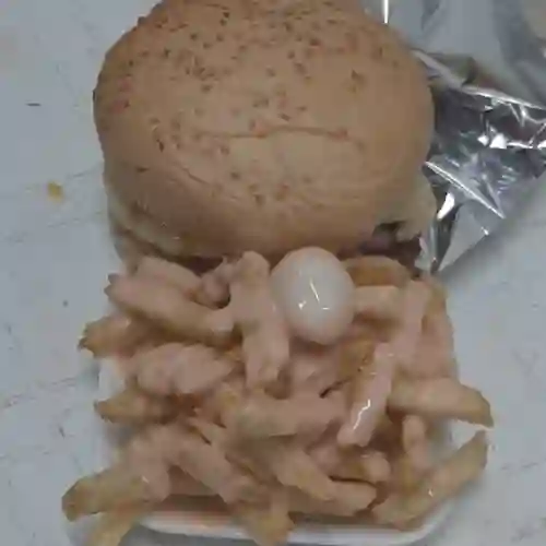Combo Hamburguesa y Papas