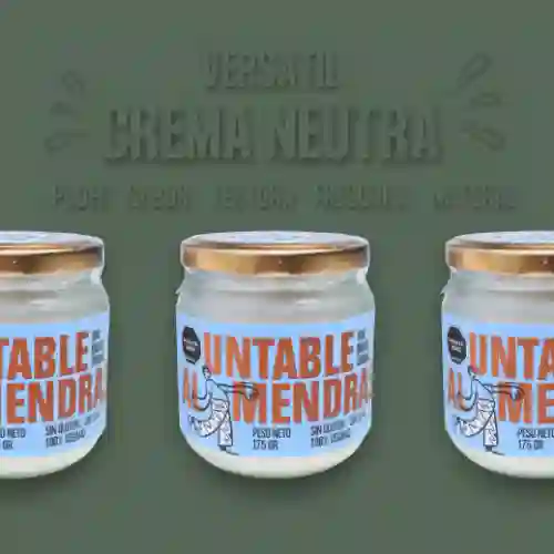 Untable Vegano Crema de Almendra 100 Gr.