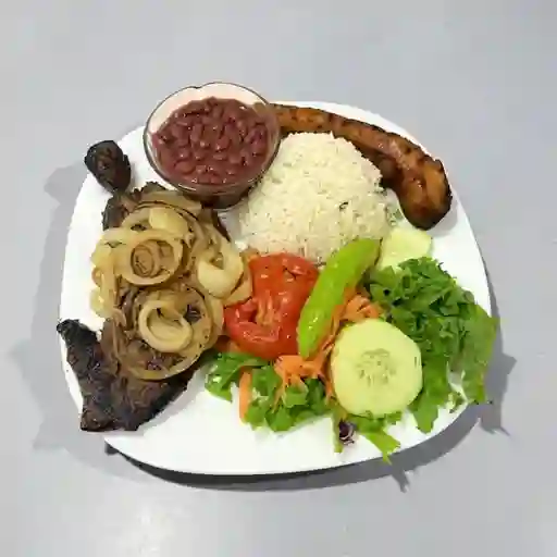 Proteína Asada Encebollada