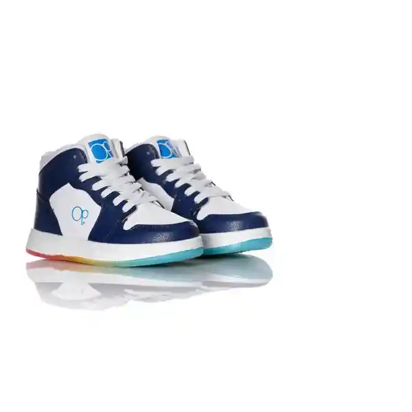 Ocean Pacific Tenis de Niño Azul Blanco Talla 30