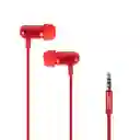 Miniso Audífonos De Cable Rojo