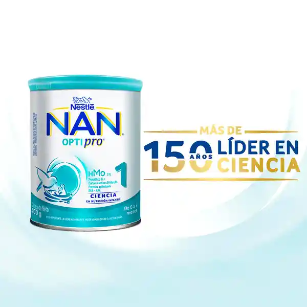 Nestlé Nan Fórmula Láctea Infantil Optipro Etapa 1 (400g)