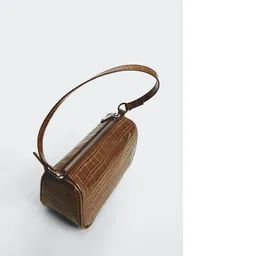 Bolso P Brick Marron Talla 99 Mujer Mango