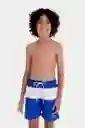 Pantaloneta Peacoat Block Jet 15 Junior Masculino T. 12 Speedo