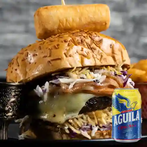 Combo Callejera Burger + Aguila Orig Lta 330ml