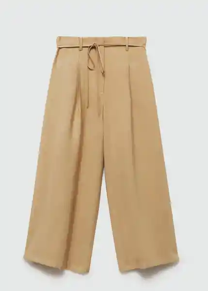 Pantalón Bosco-H Camel Talla XS Mujer Mango