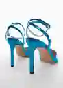 Zapatos Mint Azul Talla 42 Mujer Mango