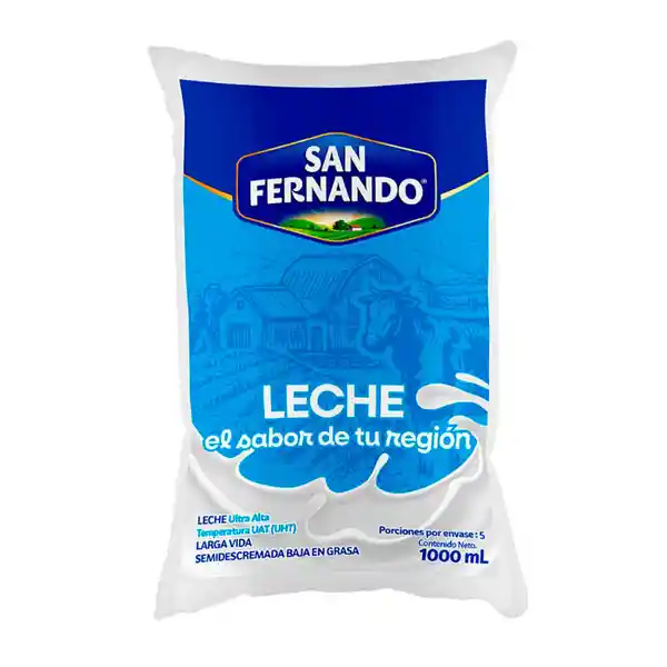 San Fernando Leche Semidescremada