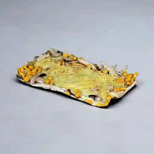 Desgranado de pollo con champiñones