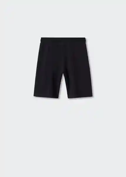 Bermuda Francia Negro Talla 14 Niños Mango