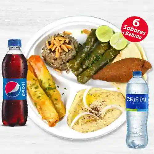 Combo Mini Mixto Arabe + Agua Cristal