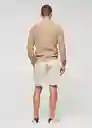 Saco Jersey Antigua Beige Talla L 47040809_08 Hombre Mango