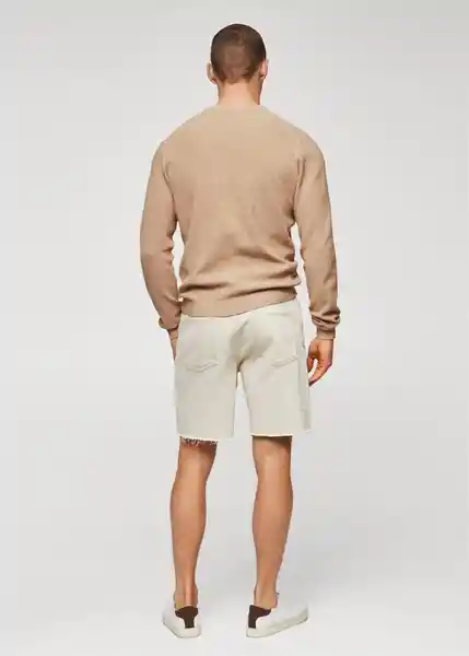 Saco Jersey Antigua Beige Talla L 47040809_08 Hombre Mango