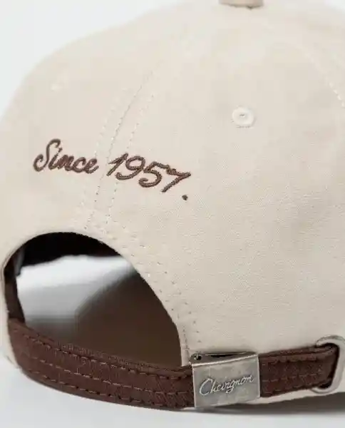 Gorra Suede Colorblock Beige Albarizo Medio Talla M Chevignon