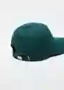 Gorra Cuote Verde Talla 99 Mujer Mango